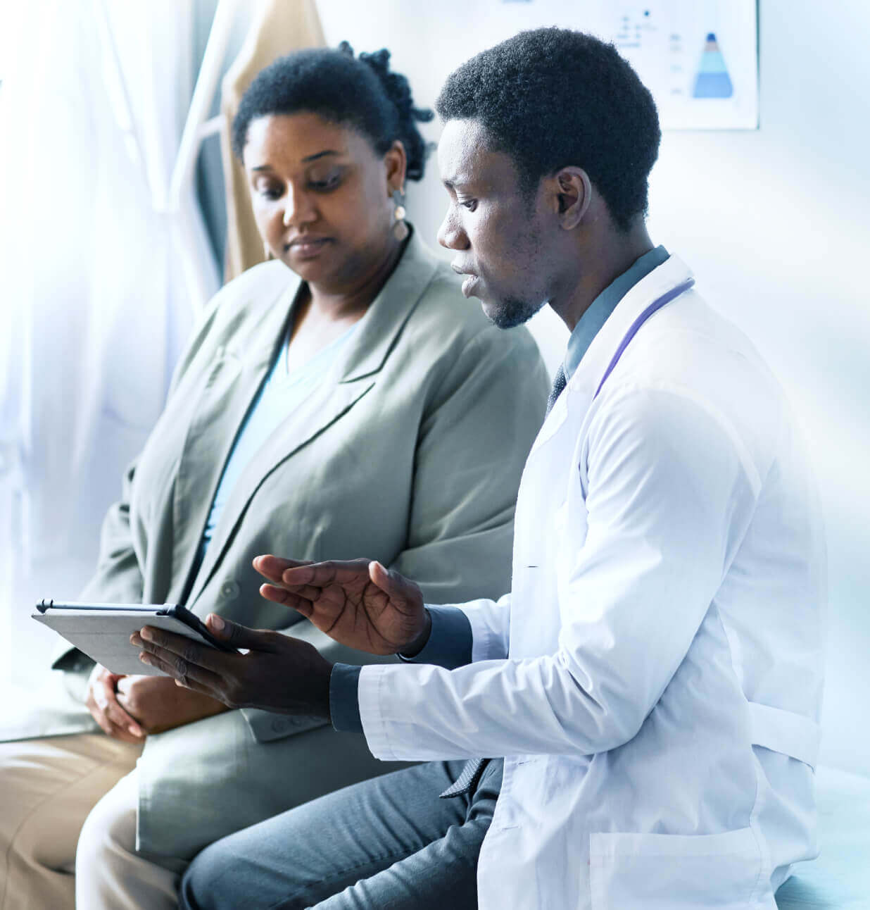 Doctor with Patient AI Retinal Imaging